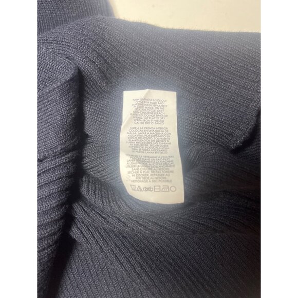 Cabi Sweater Dress Long Sleeve Ladies Size XS Navy Blue Color - Picture 7 of 9